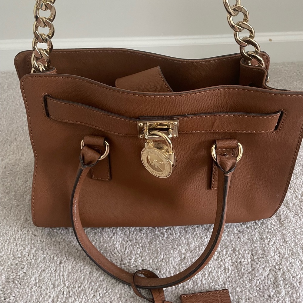 Michael Kors Hamilton Lock and Key Satchel